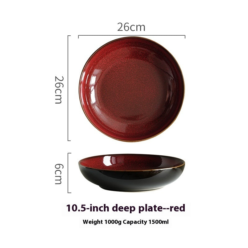 Homemade Underglaze Creative Plate