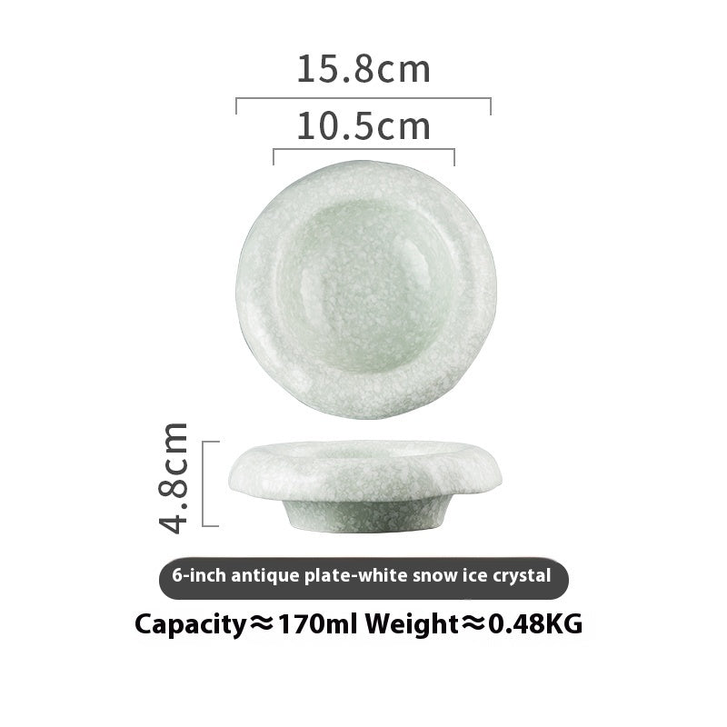 Creative Ceramic Retro Bowl Plate