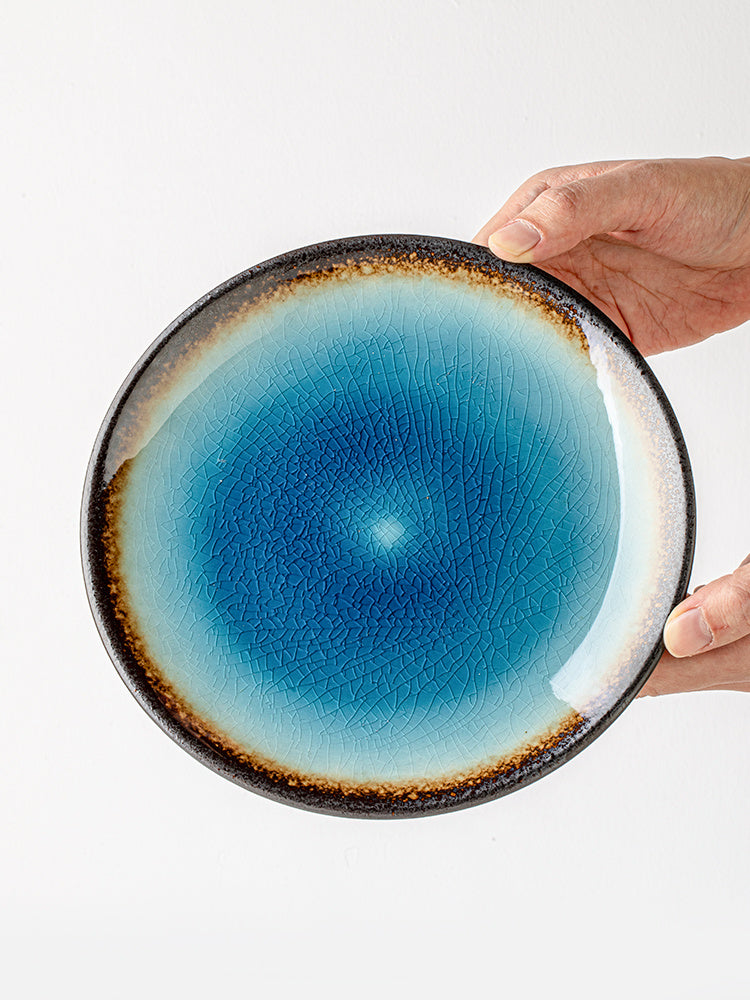 Ceramic Colorful Round Plate