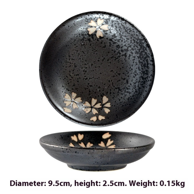 Simple Style Round Ceramic Plate