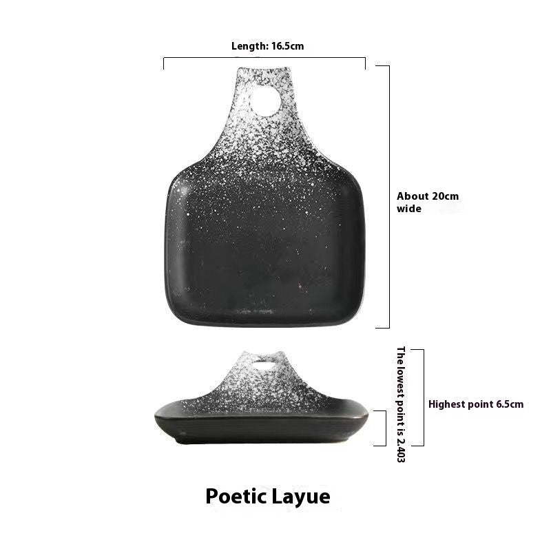 Keramički tanjur za posuđe nepravilnog oblika