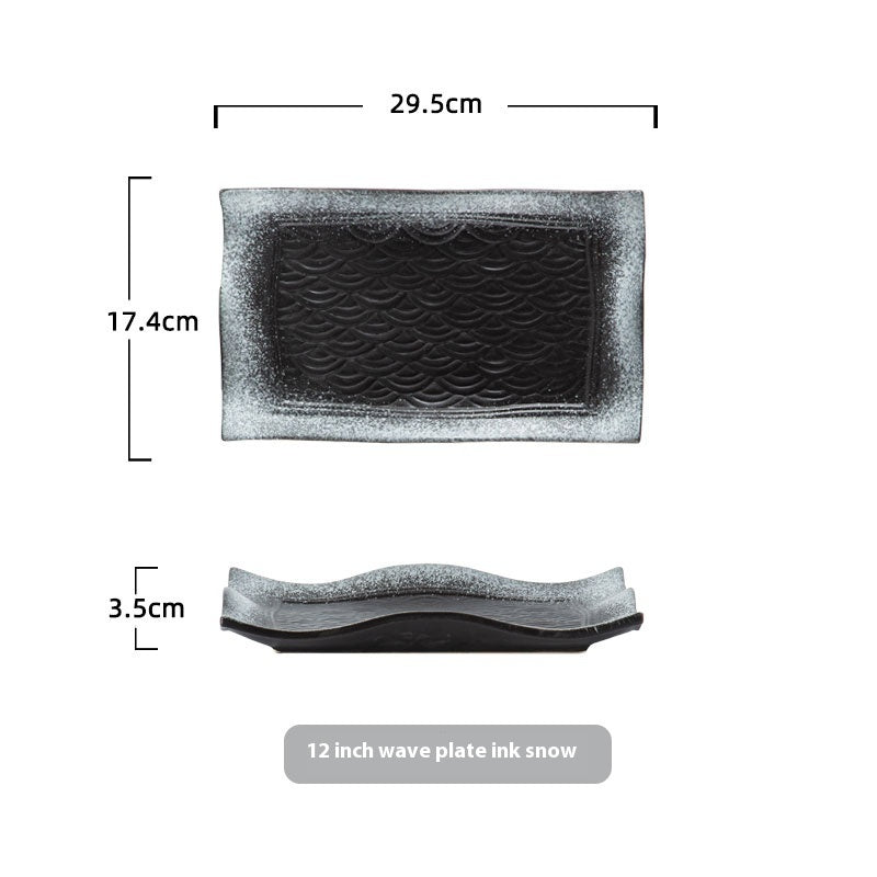 Creative Rectangular Food Dessert Tableware