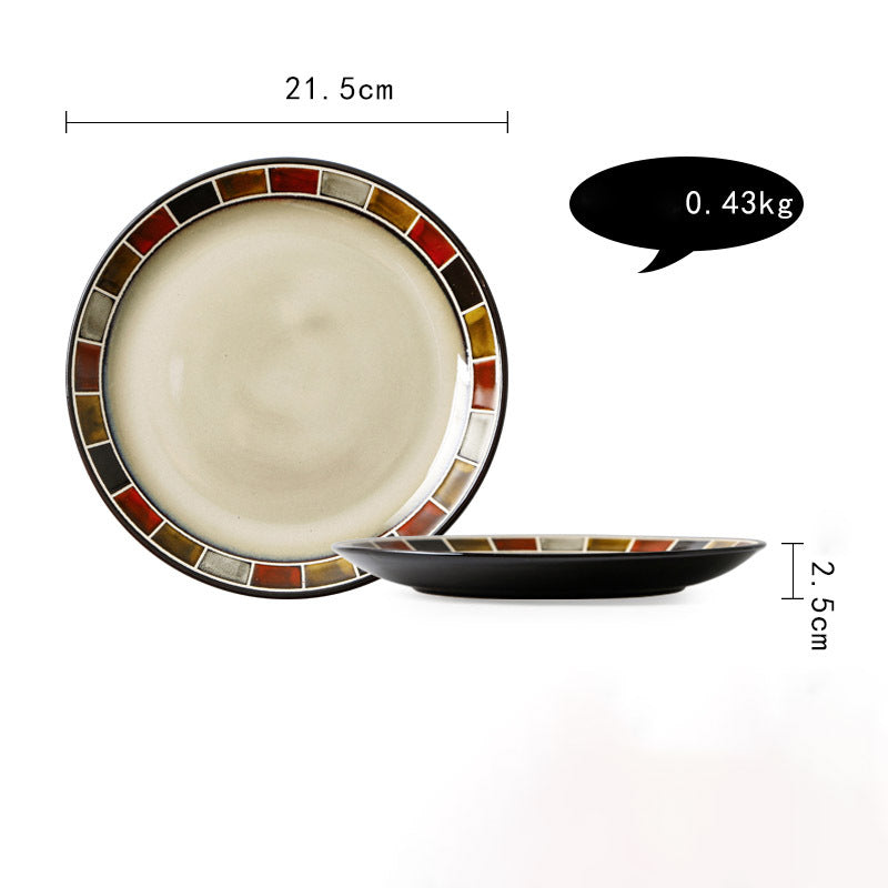 Ceramic Flat Creative Plate