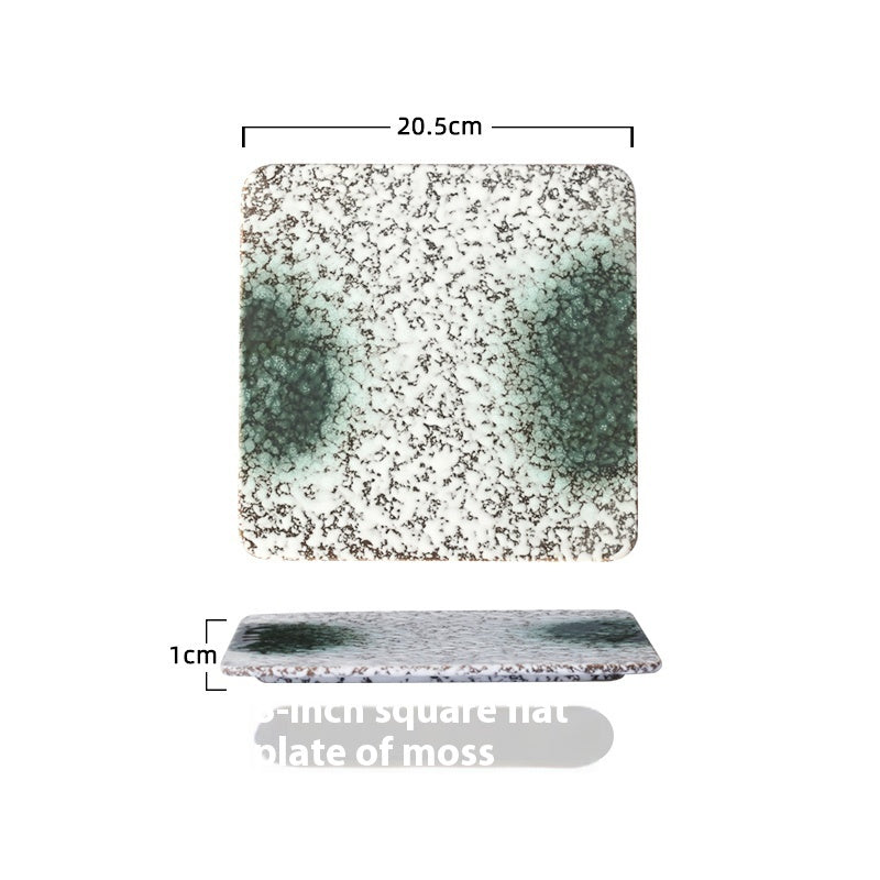 Ceramic Tableware Square Plate Dish
