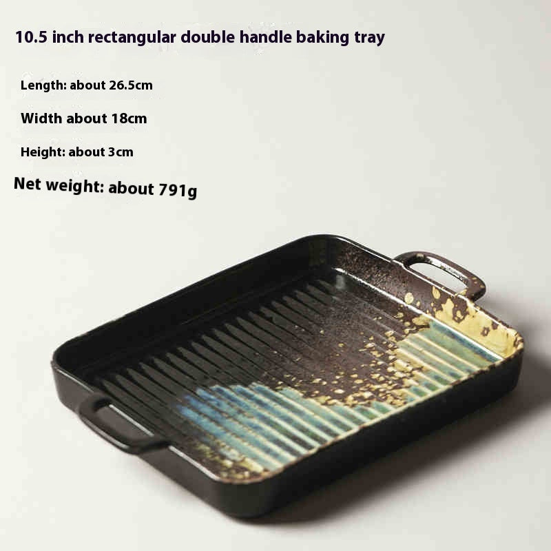 Household Baking Porcelain Dinner Plate