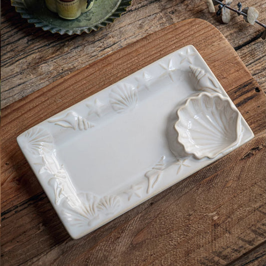 Shell Shape Ceramic Plate
