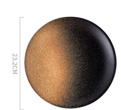 Ceramic Home Round Western Food Plate