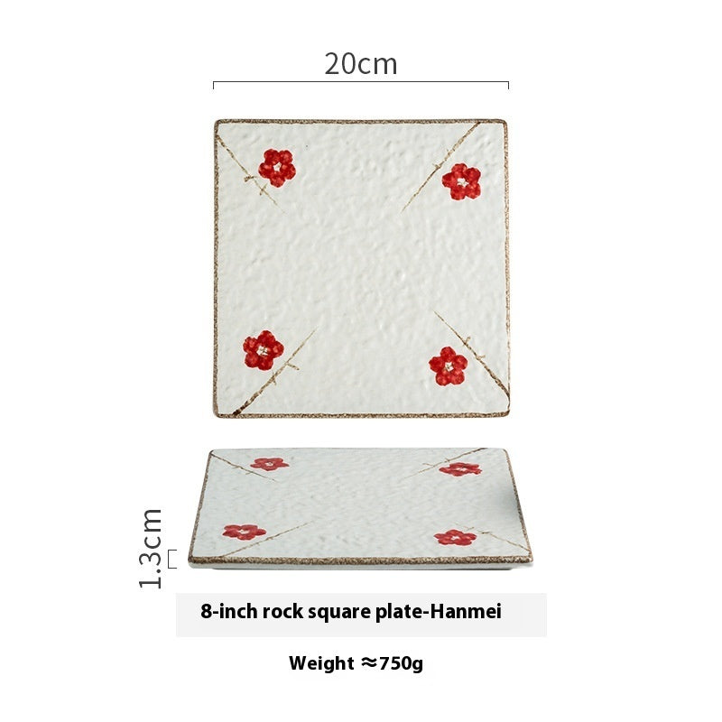 Ceramic Creative Square Sushi Plate