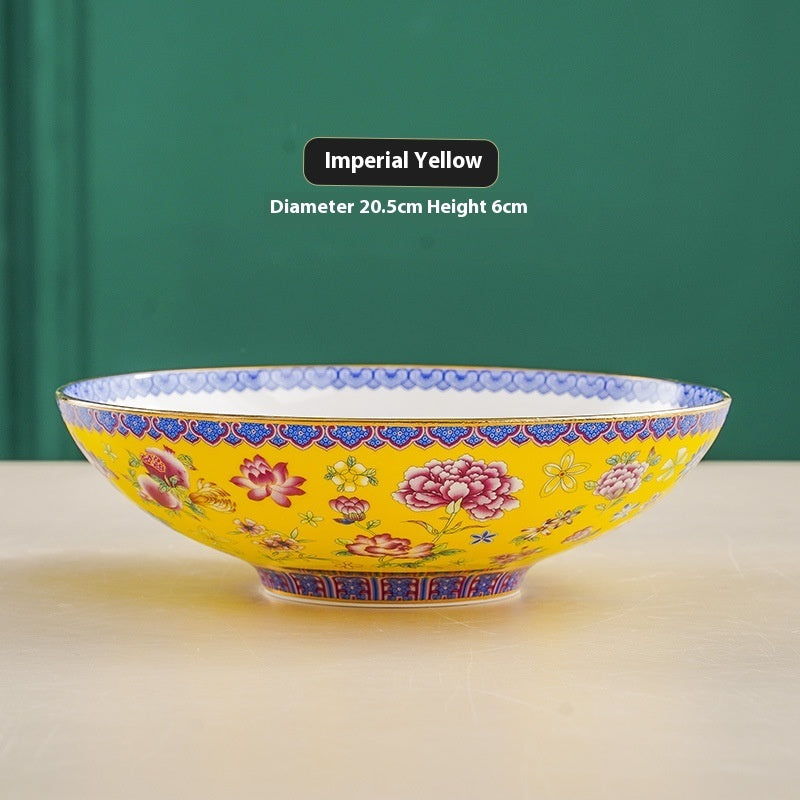 Classic Deep Ceramic Soup Plate