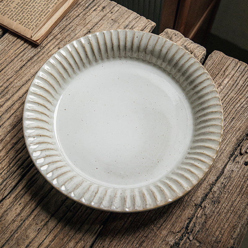 Vintage Ceramic Household Dinner Plate