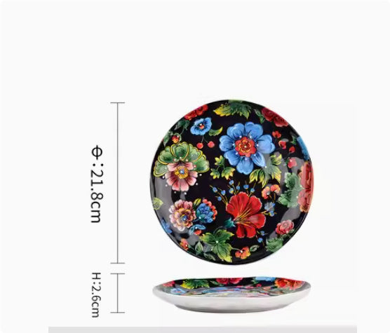 Underglaze Ceramic Tableware Household Dishes