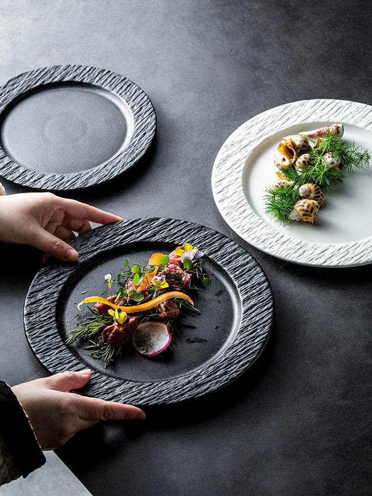 Elegant Creative Ceramic Round Plate