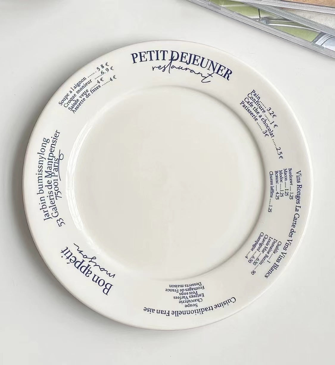 Ceramic Round Flat Plate