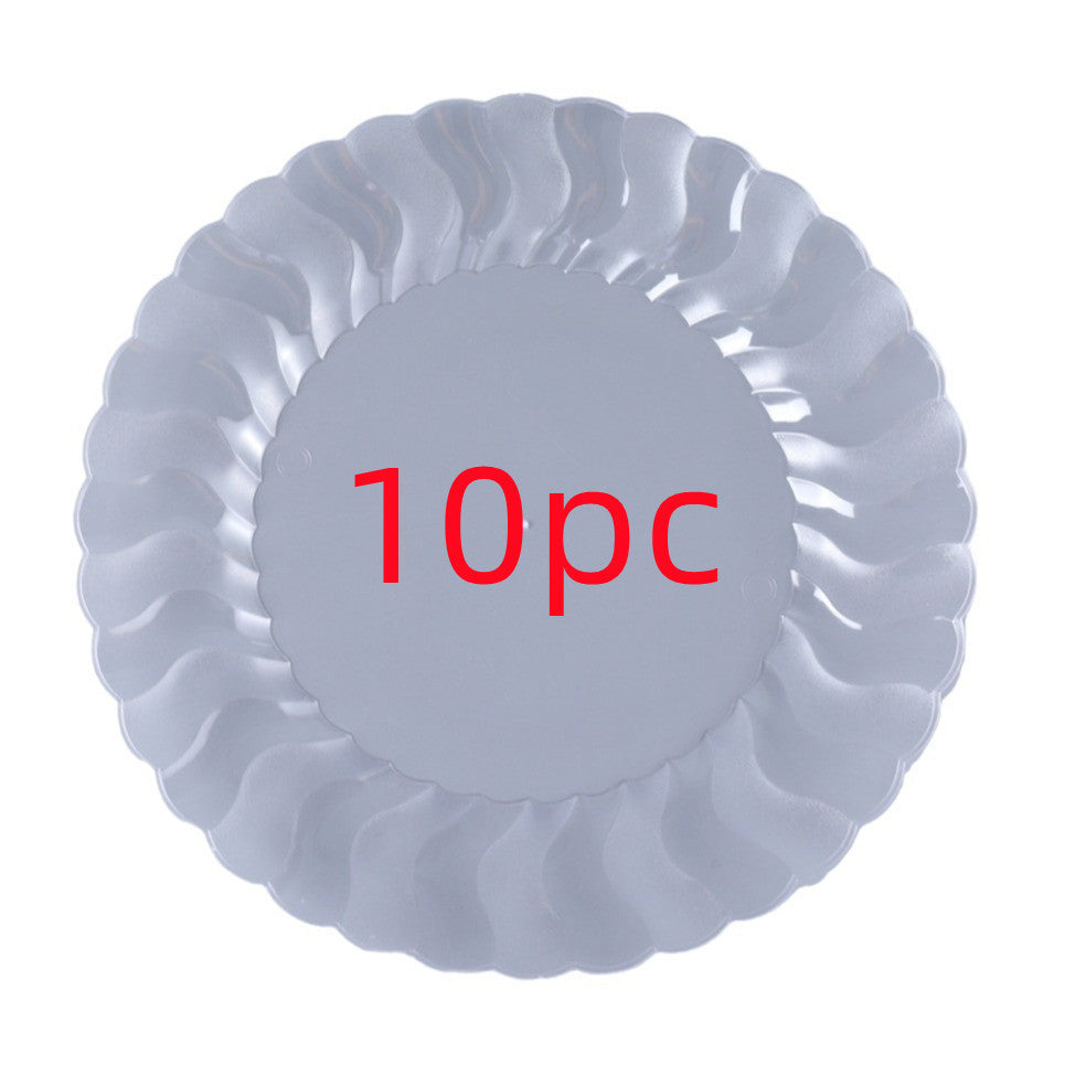 Plastični okrugli tanjur