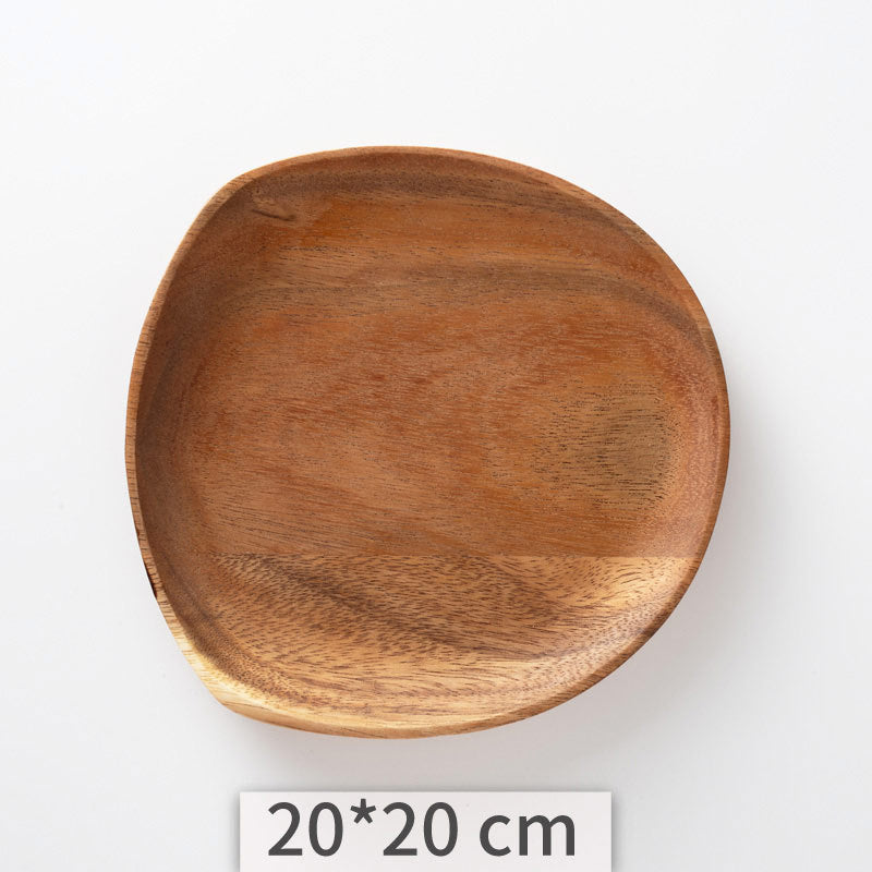 Wooden Irregular Shape Plate