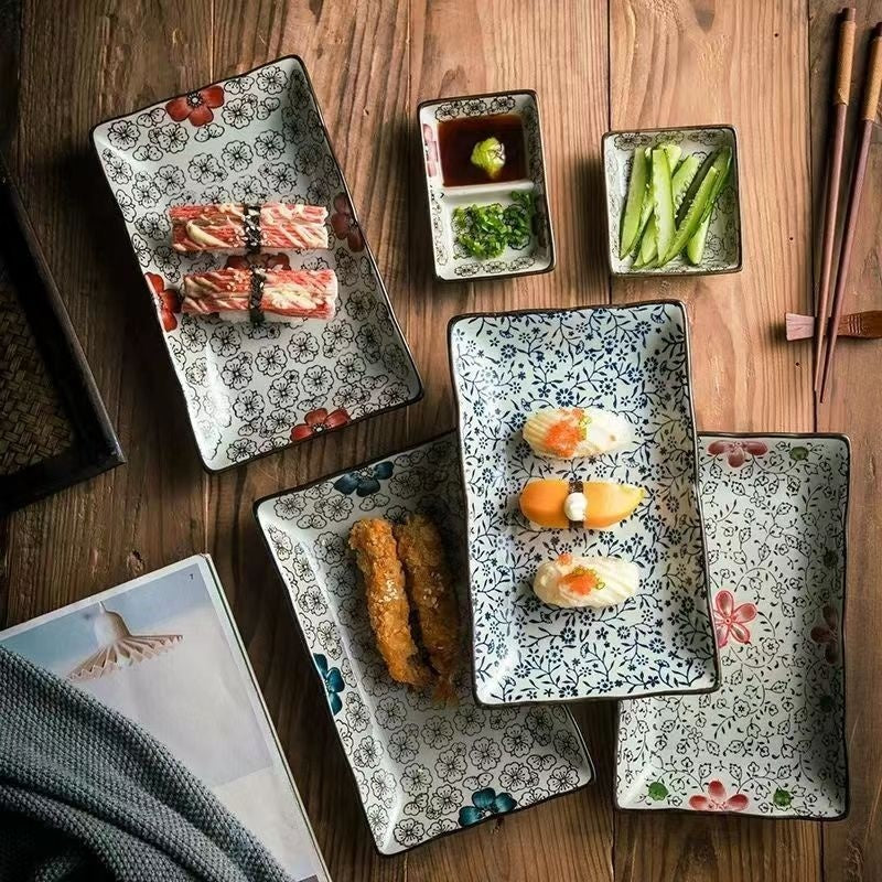 Sushi Creative Ceramic Rectangular Plate