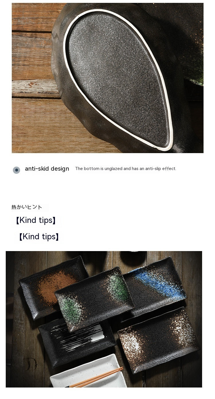 Household Fish Pattern Ceramic Plate