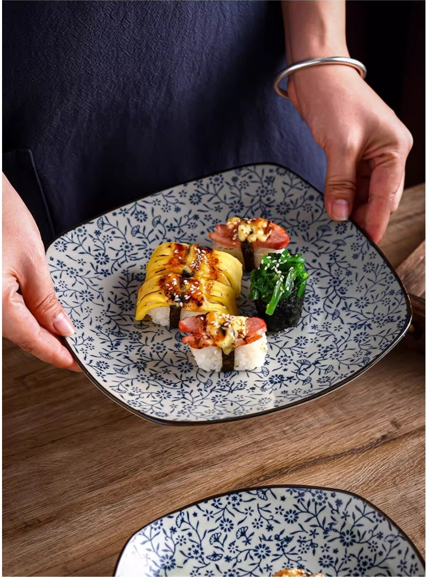 Ceramic Square Rounded Corner Dish