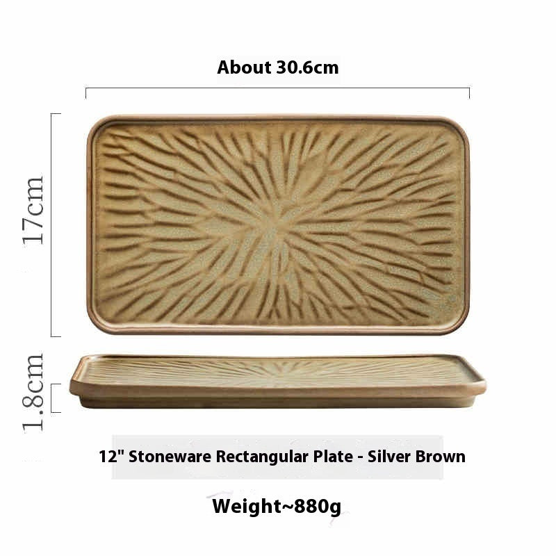 High-grade Retro Barbecue Plate Commercial