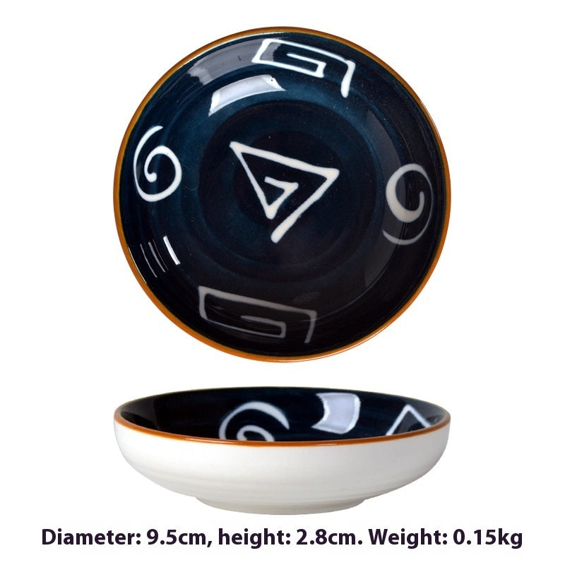 Simple Style Round Ceramic Plate