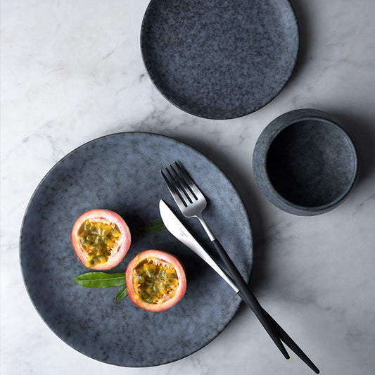 Ceramic Creative Black Plate