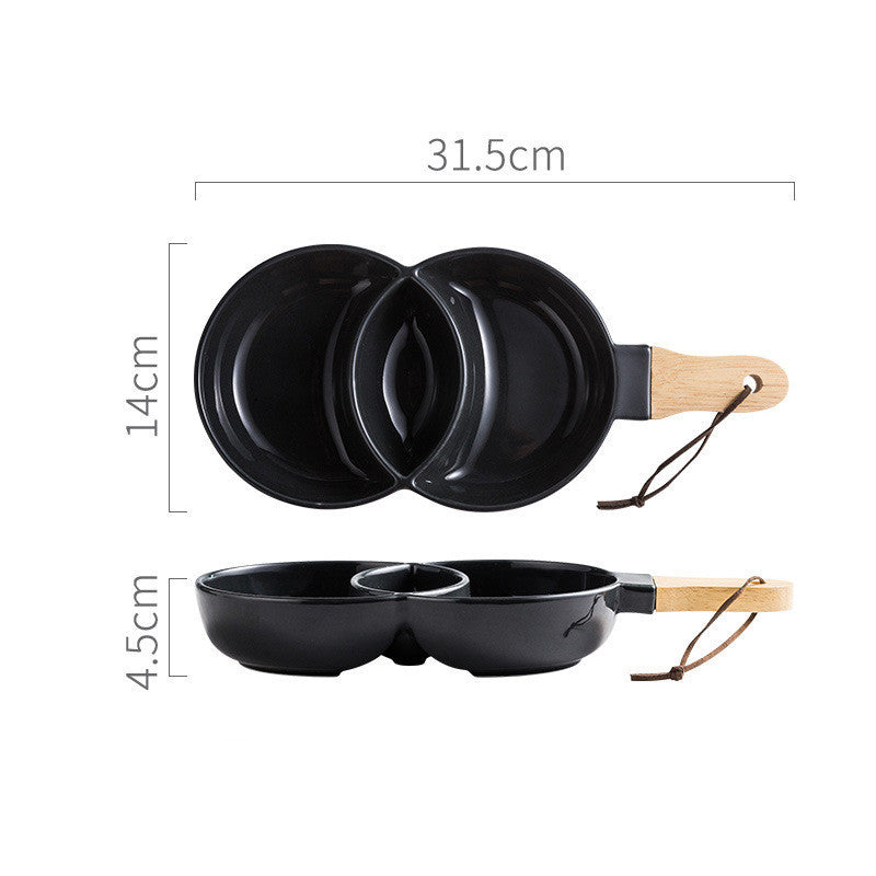 Creative Ceramic Grid Plate