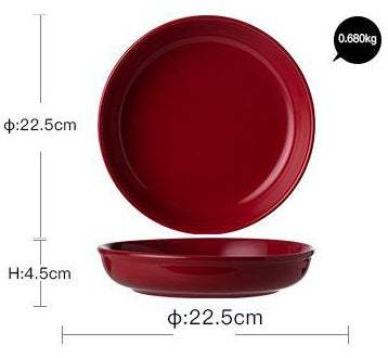 Red Ceramic Dinner Sets