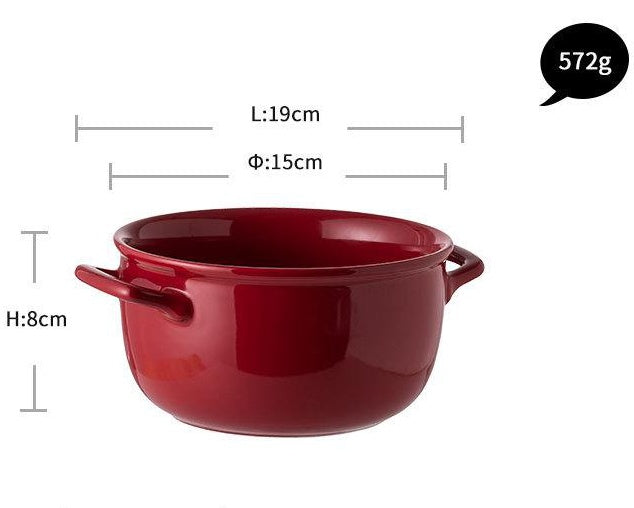 Red Ceramic Dinner Sets