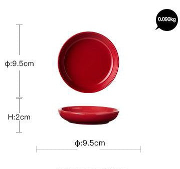 Red Ceramic Dinner Sets
