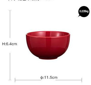 Red Ceramic Dinner Sets
