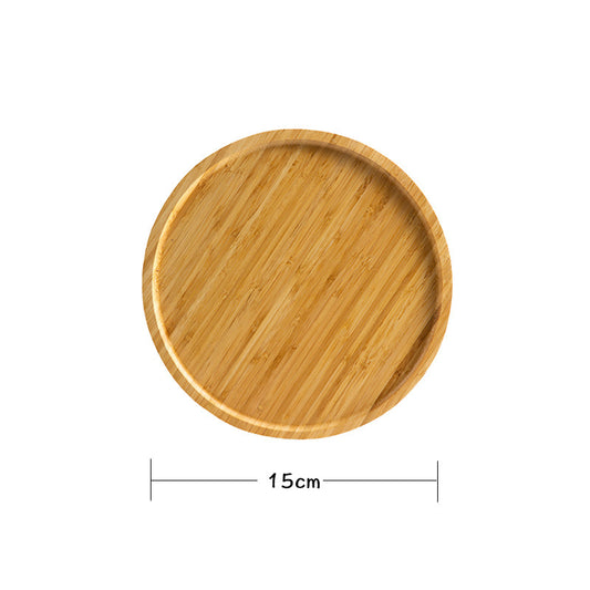 Bamboo Wooden Round Plate