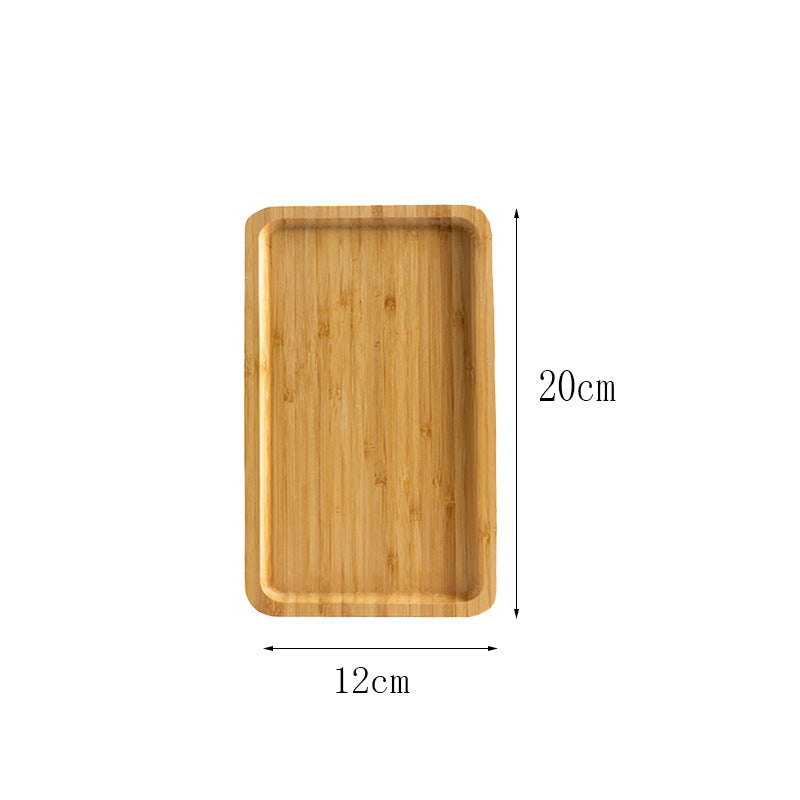 Bamboo Wooden Round Plate