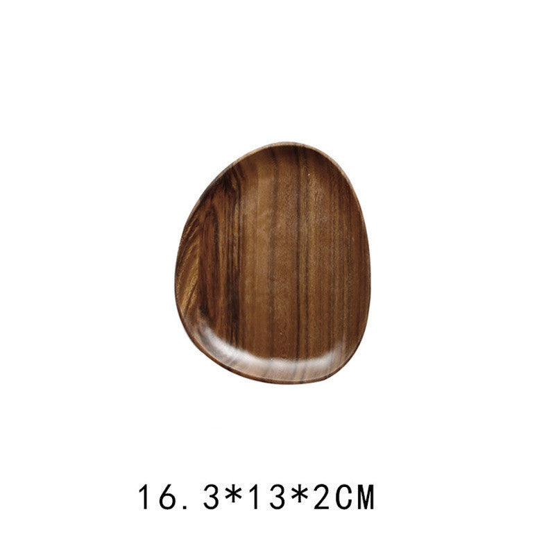 Walnut Irregular Rectangular Wooden Plate