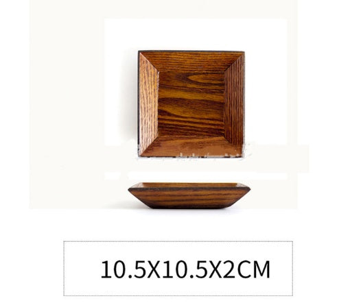 Square Rectangular Wooden Plate