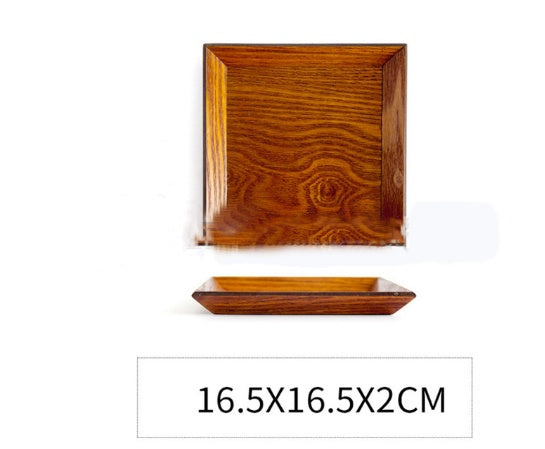 Square Rectangular Wooden Plate