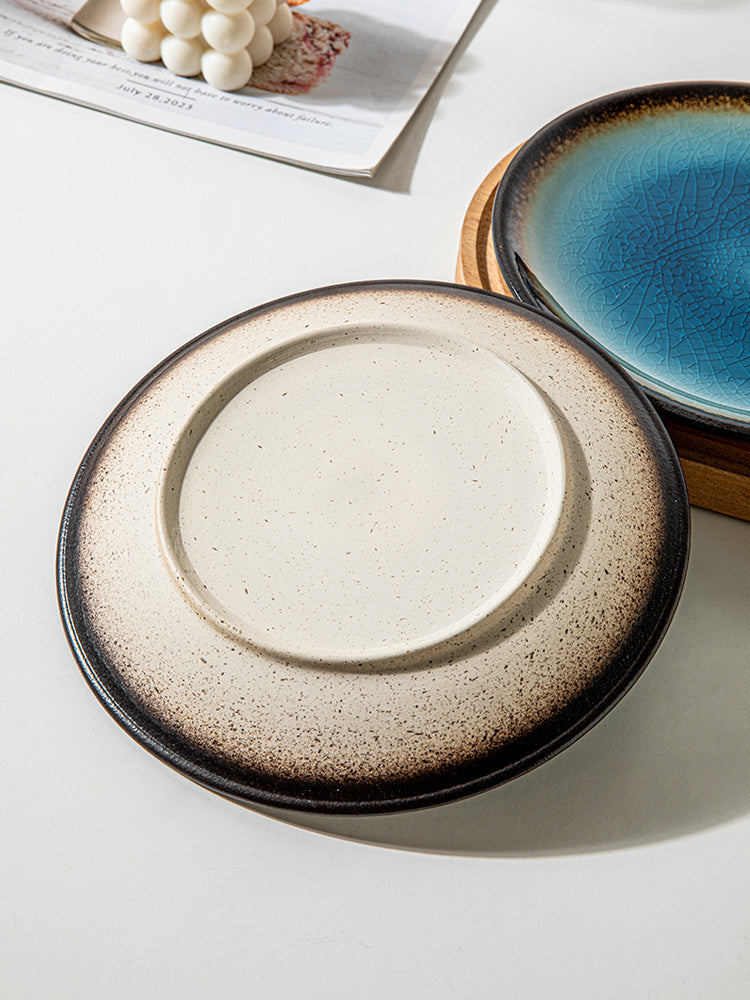 Ceramic Colorful Round Plate