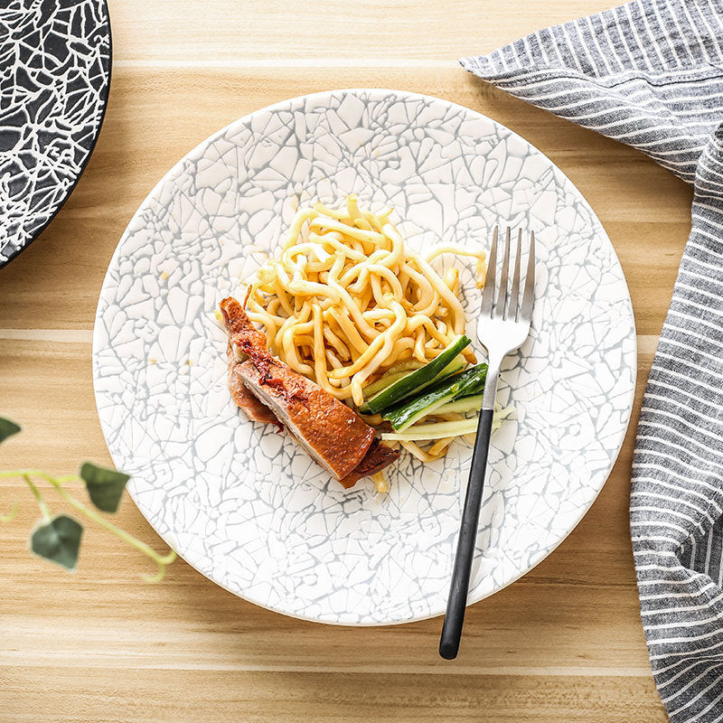 Elegant Creative Round Porcelain Plate