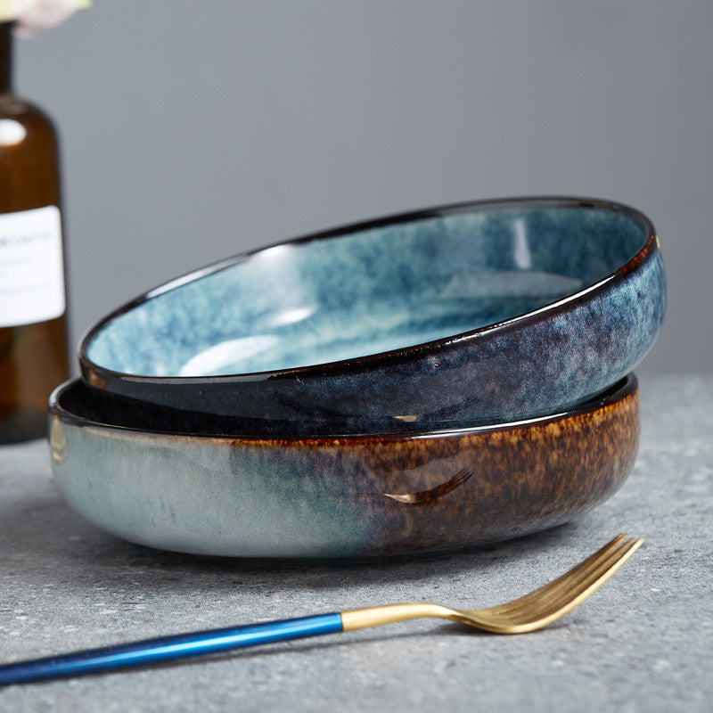 Beautiful Ceramic Homehold Deep Plate