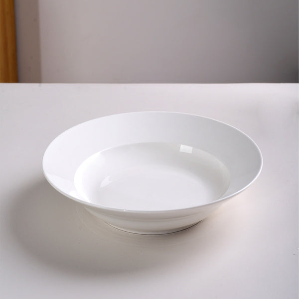 Pure White Deep Soup Plate