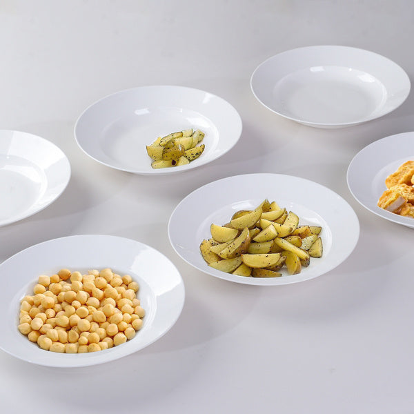 Pure White Deep Soup Plate