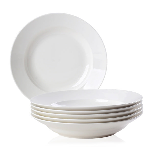 Pure White Deep Soup Plate