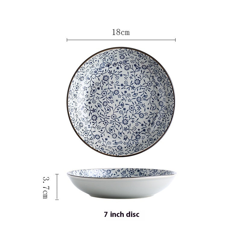 Retro Style Ceramic Plate