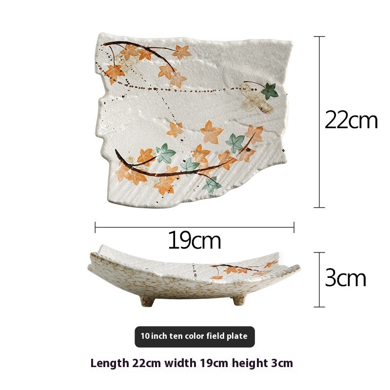 Hand-painted Ceramic Special-shaped Plate