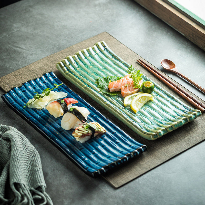 Creative Ceramic Strip Flat Plate