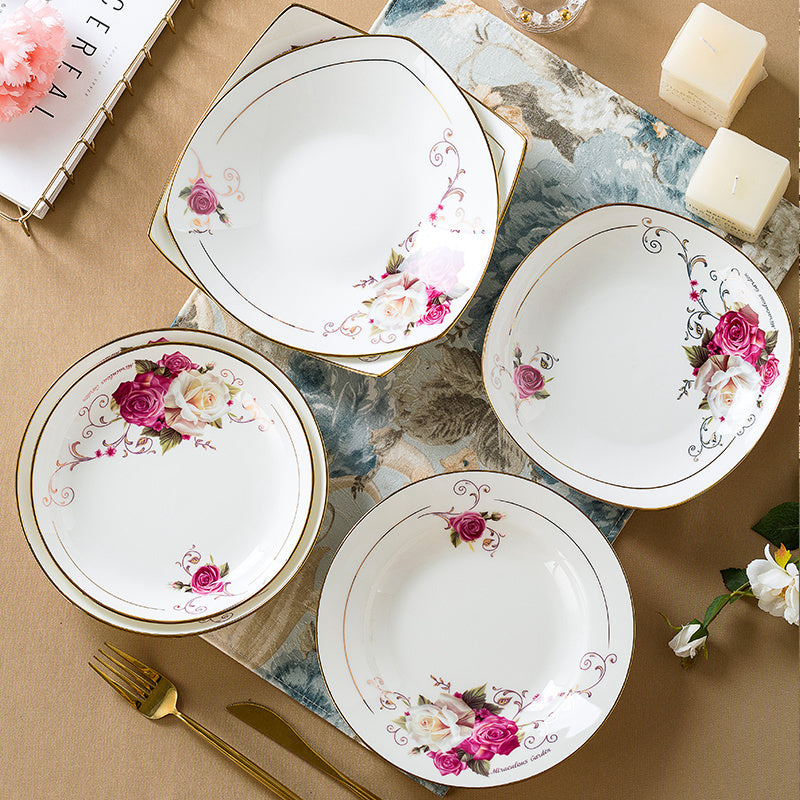 Household Ceramic Deep Plate