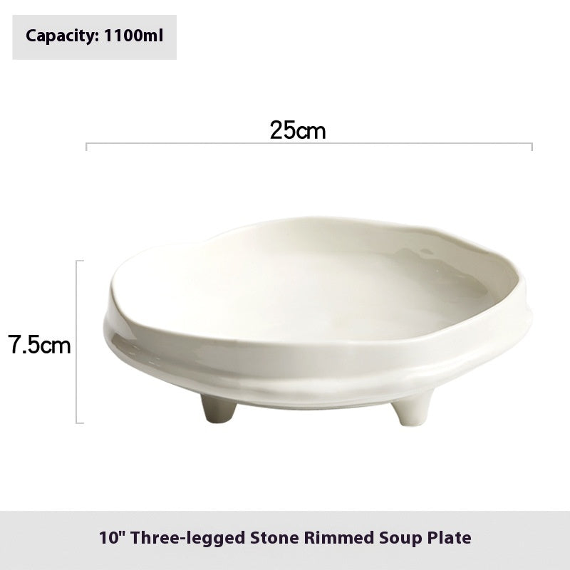 Creative Ceramic White Tableware