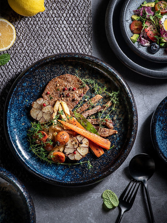 Ceramic Creative Deep Round Plate
