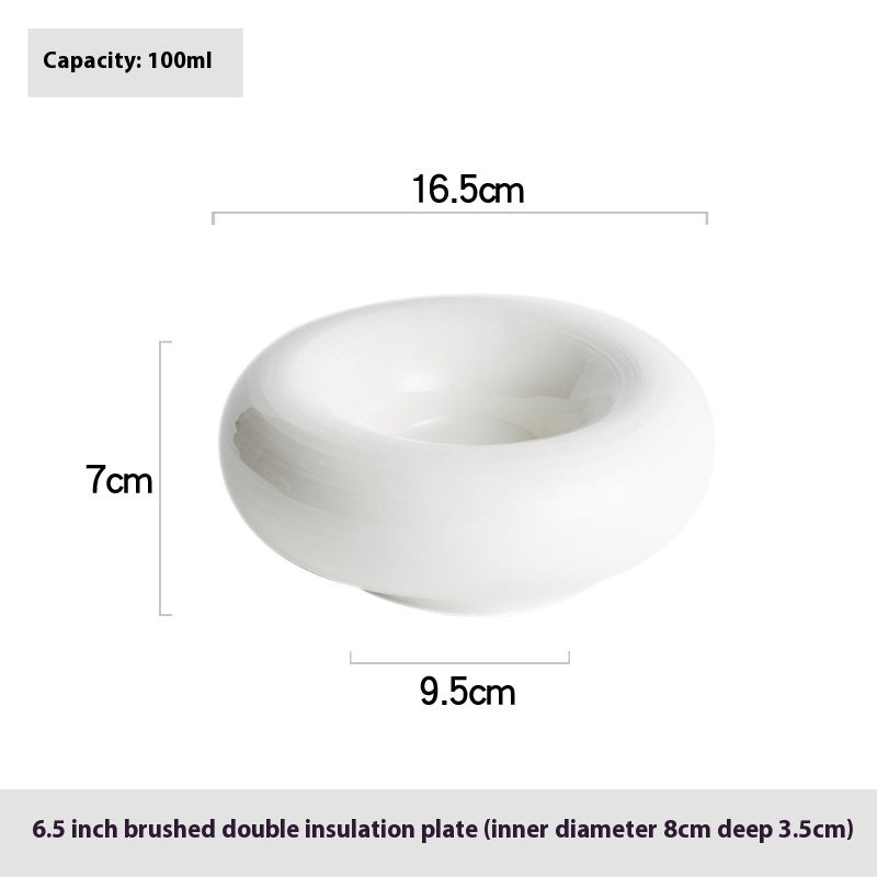 Creative Restaurant Ceramic Insulation Plate