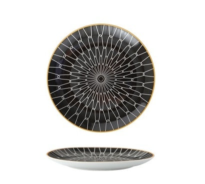 Nordic Style Geometric Series Ceramic Plate