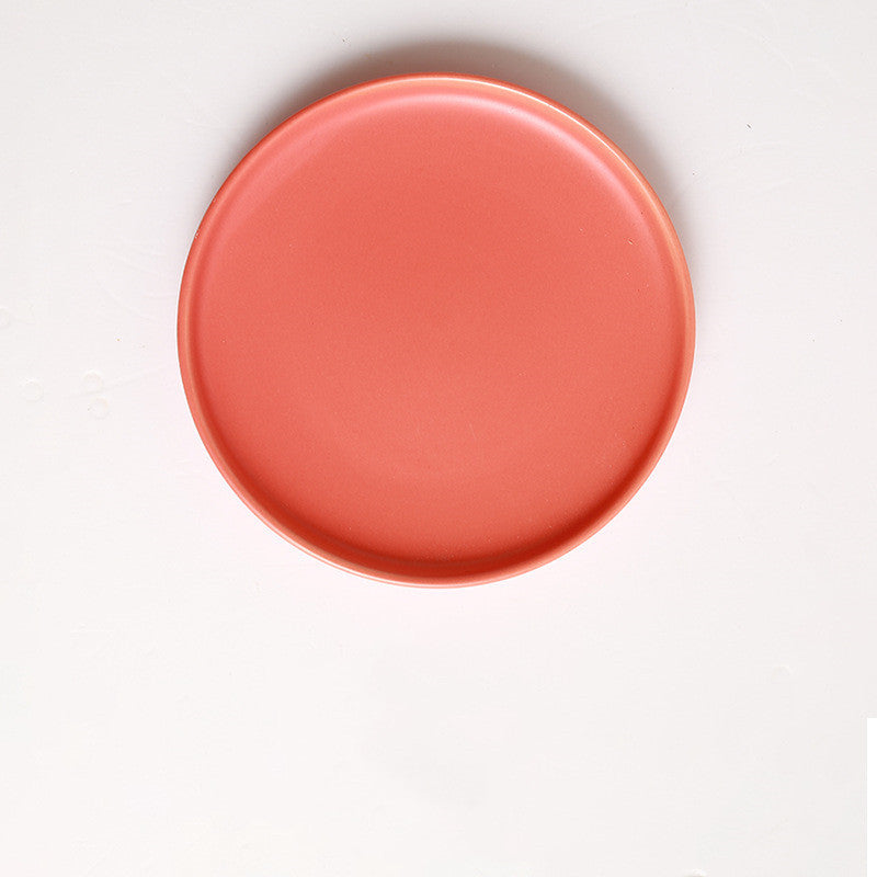Creative Ceramic Simple Flat Plate